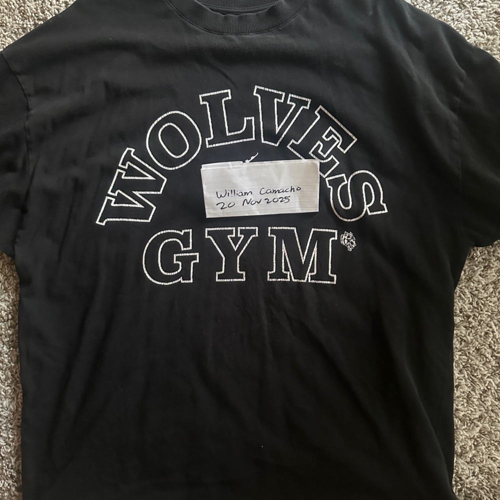 Darc Sport Black Wolves Gym Tee